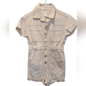 Altar'D State Off White Romper Size Xs